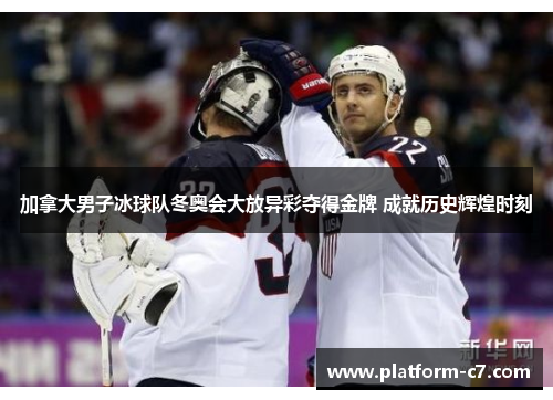 加拿大男子冰球队冬奥会大放异彩夺得金牌 成就历史辉煌时刻 加拿大男子冰球队冬奥会大放异彩夺得金牌 成就历史辉煌时刻