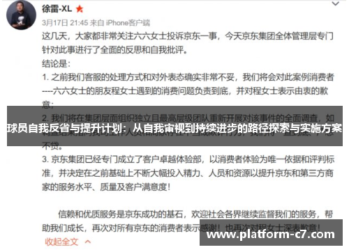 球员自我反省与提升计划:从自我审视到持续进步的路径探索与实施方案 球员自我反省与提升计划:从自我审视到持续进步的路径探索与实施方案