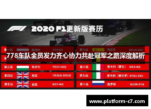 778车队全员发力齐心协力共赴冠军之路深度解析 778车队全员发力齐心协力共赴冠军之路深度解析