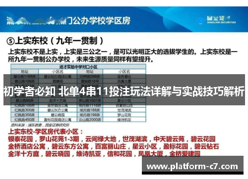初学者必知 北单4串11投注玩法详解与实战技巧解析 初学者必知 北单4串11投注玩法详解与实战技巧解析
